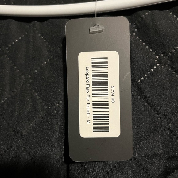 Kate Hewko faux fur trench - Picture 2 of 2